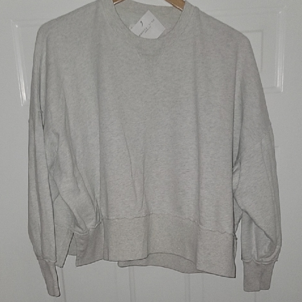 Womens American Eagle Big Hug Pull Over Cropped Sweatshirt,New/tags,XS,grey